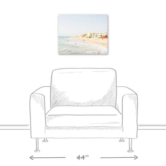 Beach People 20" x 16" Canvas Wall Art